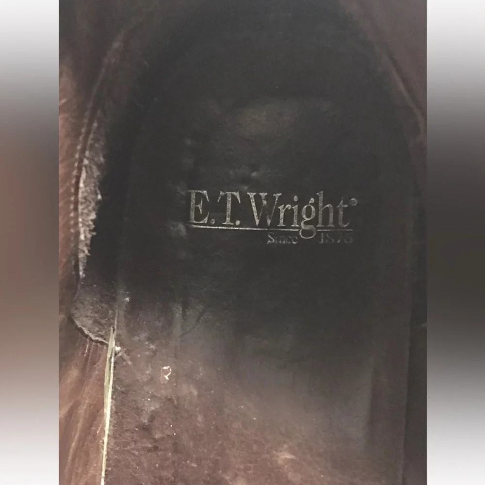 E.T. Wright Men's Ankle Boots Brown Suede Size 15EE (Extra Wide) Made in Italy
